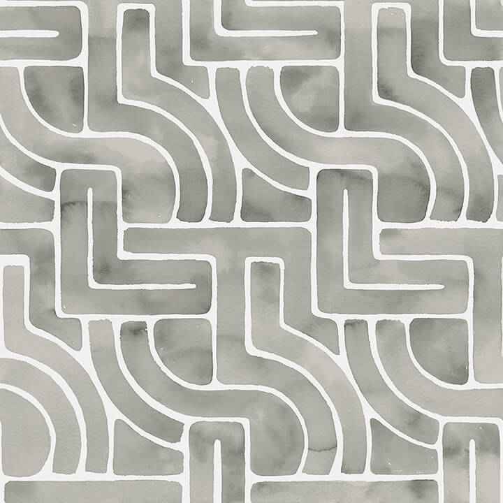 Grey Blythe Peel & Stick Wallpaper - York Wallcoverings - NUS4936