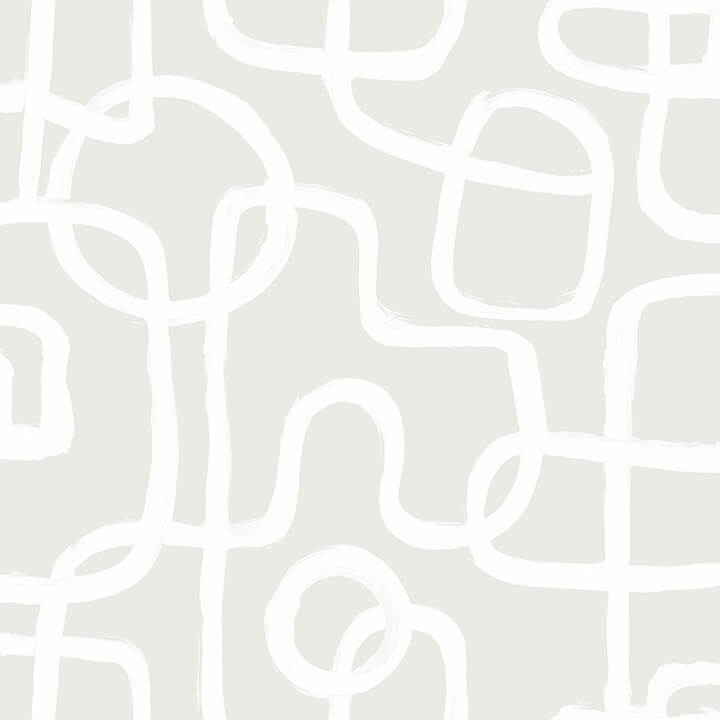 Cream Niko Peel & Stick Wallpaper - York Wallcoverings - NUS4941