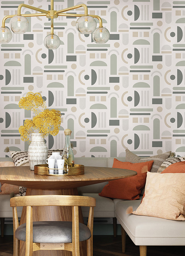 Sage Wiles Peel and Stick Wallpaper  | Brewster Wallcovering - The WorkRm