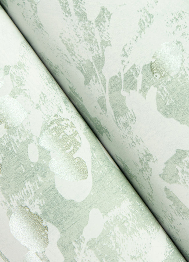Dori Light Green Painterly Floral Wallpaper - York Wallcoverings - 2980-26191 - York Wallcoverings Wallpaper