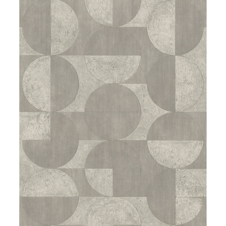 Barcelo Grey Circles Wallpaper - York Wallcoverings - 2980-521351 - York Wallcoverings Wallpaper