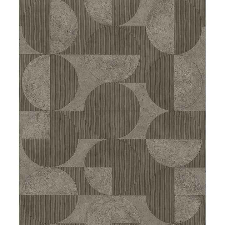 Barcelo Brown Circles Wallpaper - York Wallcoverings - 2980-521368