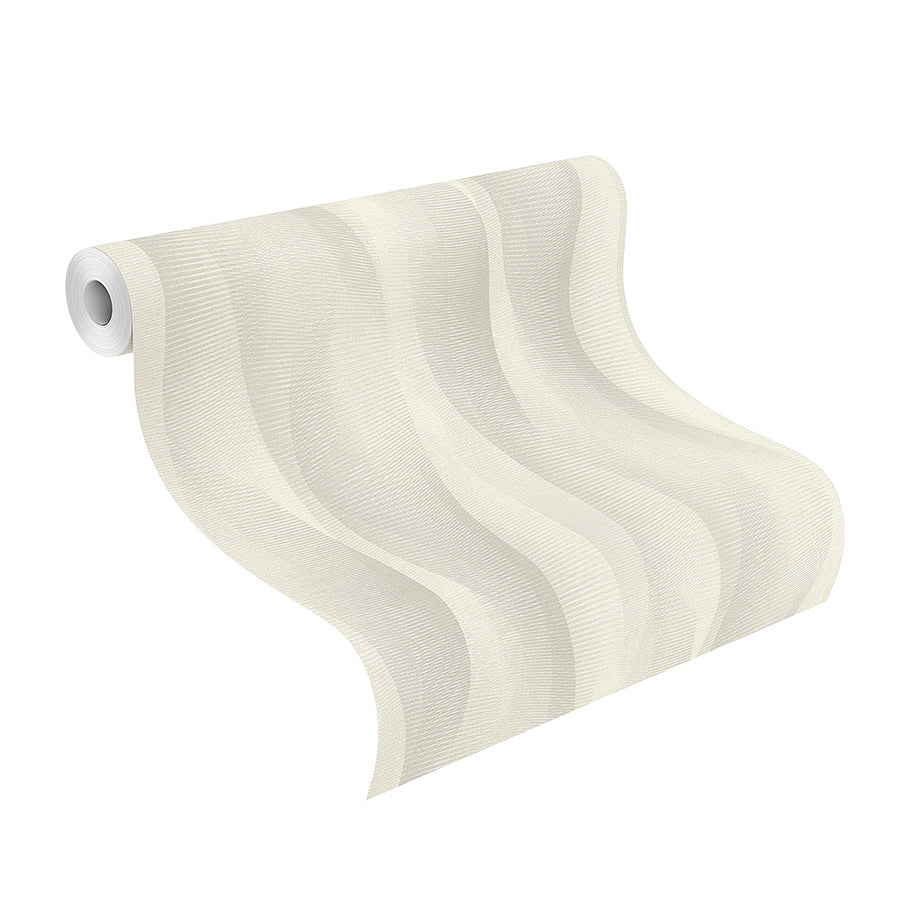 Currin Light Grey Wave Wallpaper - York Wallcoverings - 2980-651508 - York Wallcoverings Wallpaper