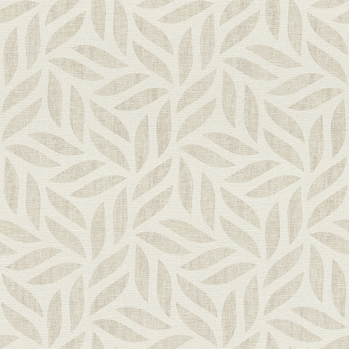 Picture of Sagano Taupe Leaf Wallpaper