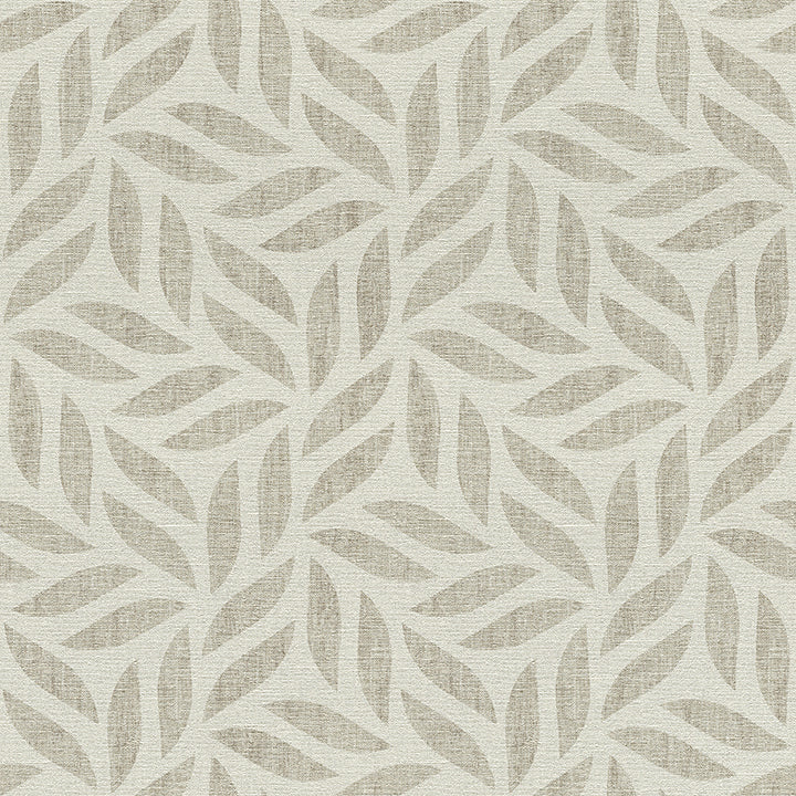 Sagano Light Grey Leaf Wallpaper - York Wallcoverings - 2980-704631 - York Wallcoverings Wallpaper