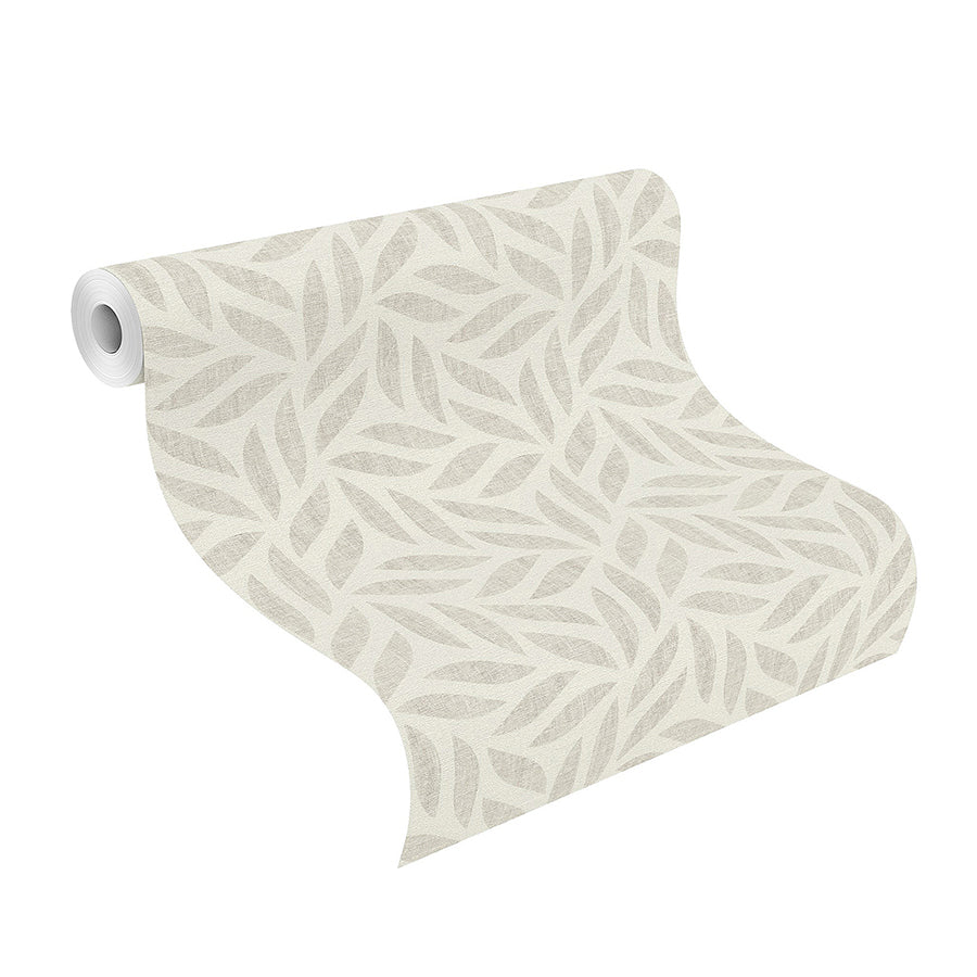 Sagano Light Grey Leaf Wallpaper - York Wallcoverings - 2980-704631 - York Wallcoverings Wallpaper