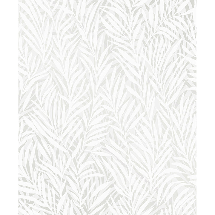 Brewster Wallcovering-Holzer White Fern Wallpaper