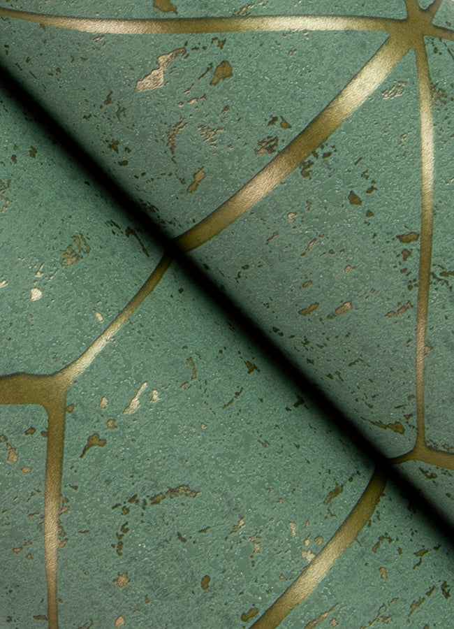 Hayden Mint Concrete Trellis Wallpaper - York Wallcoverings - 4125-26704 - York Wallcoverings Wallpaper