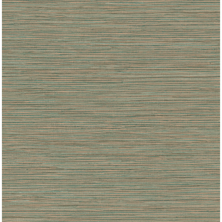 Picture of Alton Copper Faux Grasscloth Wallpaper