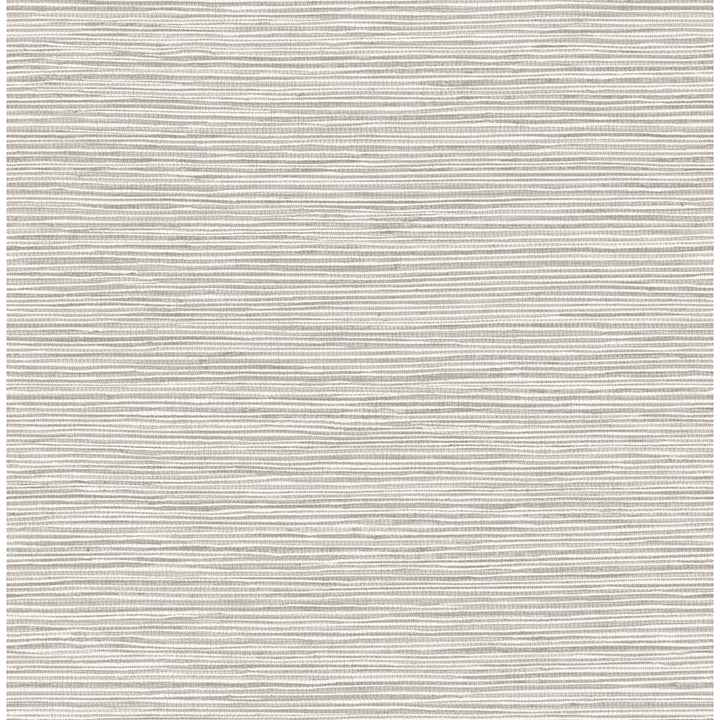 Alton Light Grey Faux Grasscloth Wallpaper - York Wallcoverings - 4125-26714