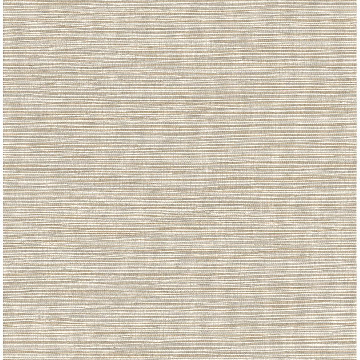 Picture of Alton Taupe Faux Grasscloth Wallpaper