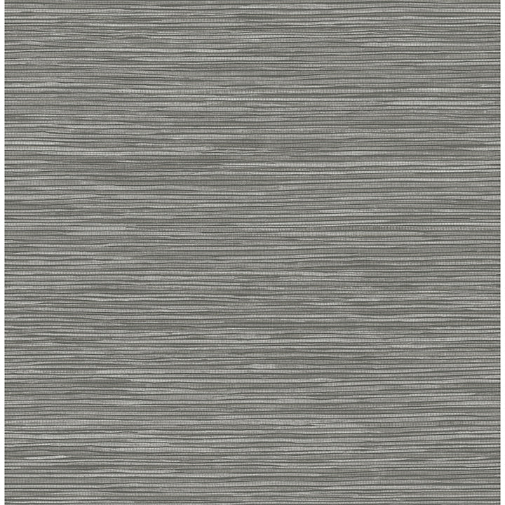 Picture of Alton Grey Faux Grasscloth Wallpaper