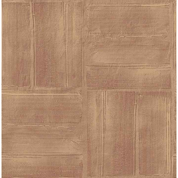 Jasper Rust Block Texture Wallpaper - York Wallcoverings - 4125-26736