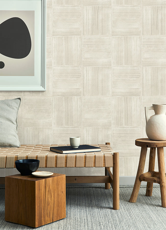 jasper-ivory-block-texture-wallpaper-york-wallcoverings-4125-26738 - York Wallcoverings Papel pintado