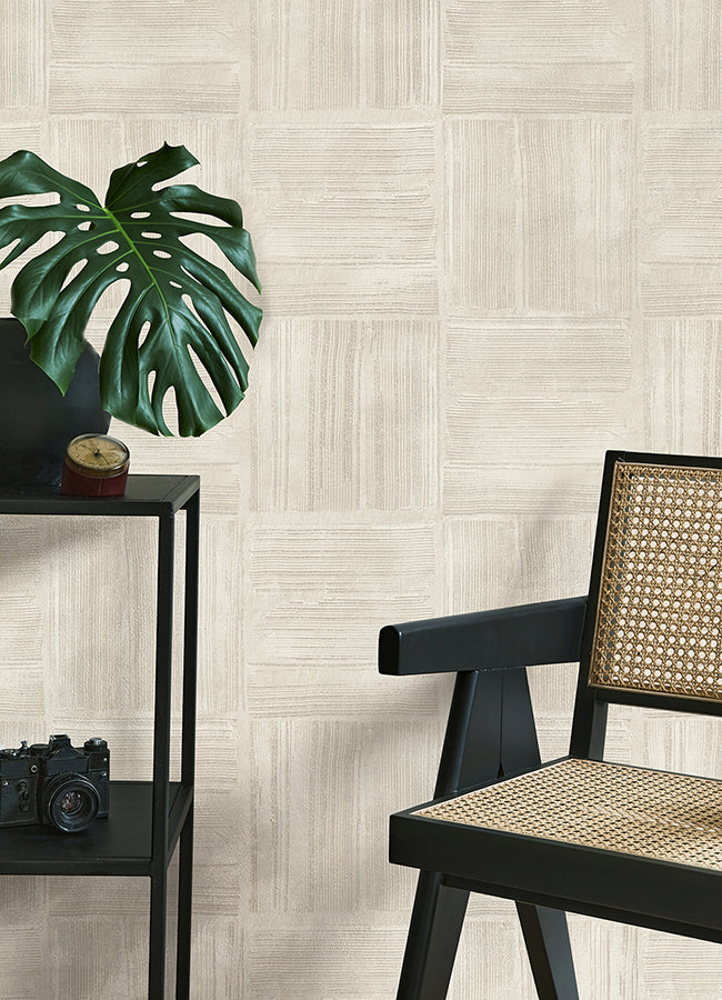 jasper-ivory-block-texture-wallpaper-york-wallcoverings-4125-26738 - York Wallcoverings Papel pintado