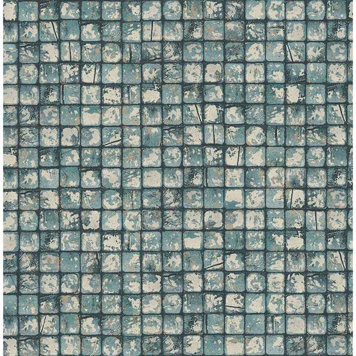 Kingsley Blue Tiled Wallpaper - York Wallcoverings - 4125-26758