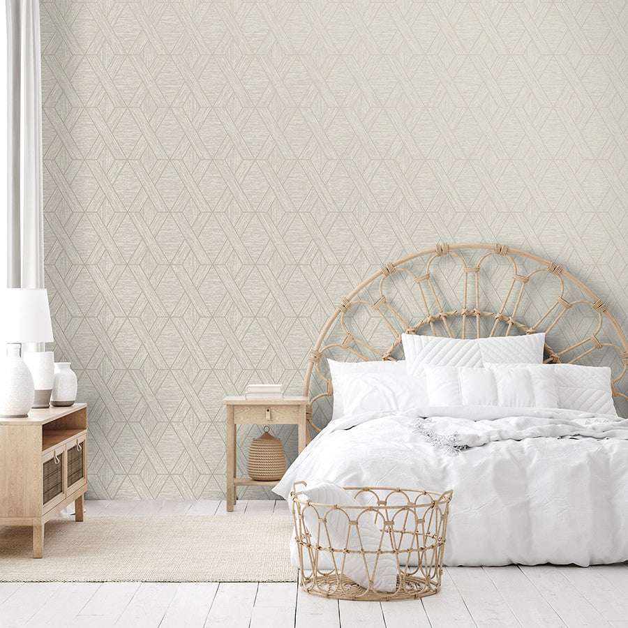 Malcolm Natural Geo Wallpaper - York Wallcoverings - FD43153 - York Wallcoverings Wallpaper