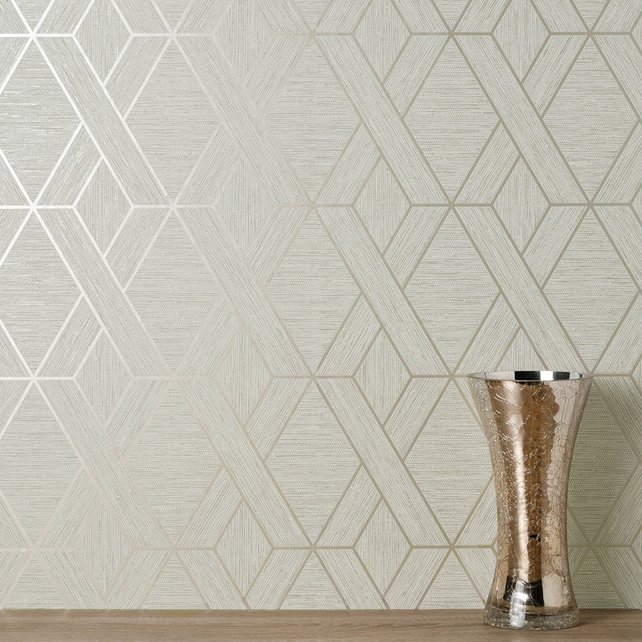 Malcolm Natural Geo Wallpaper - York Wallcoverings - FD43153 - York Wallcoverings Wallpaper
