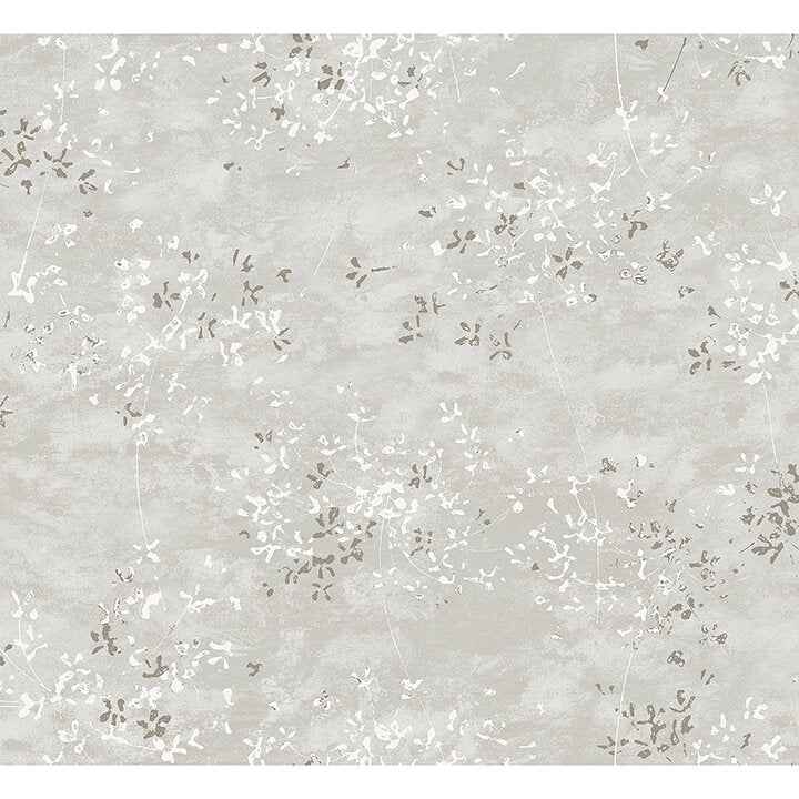 Arian Silver Inkburst Wallpaper - York Wallcoverings - 4105-86427