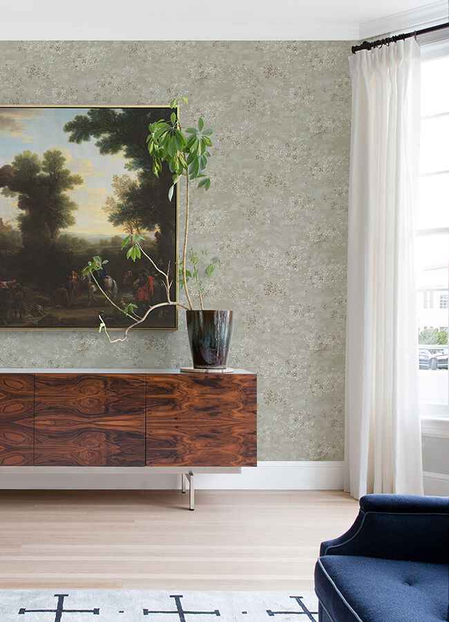Arian Champagne Inkburst Wallpaper - York Wallcoverings - 4105-86428 - York Wallcoverings Wallpaper