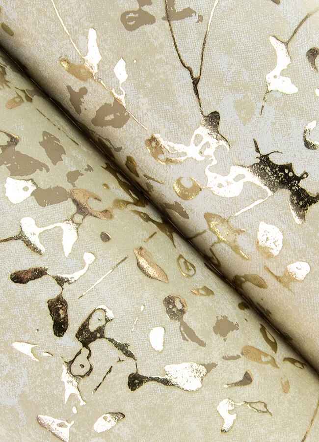 Arian Gold Inkburst Wallpaper - York Wallcoverings - 4105-86430 - York Wallcoverings Wallpaper