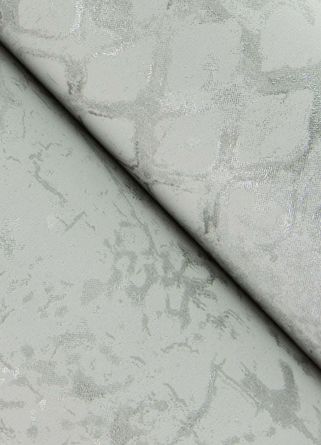 Zilarra Light Grey Abstract Snakeskin Wallpaper  | Brewster Wallcovering