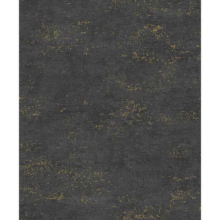 Elatha Charcoal Gilded Texture Wallpaper - York Wallcoverings - 4105-86623