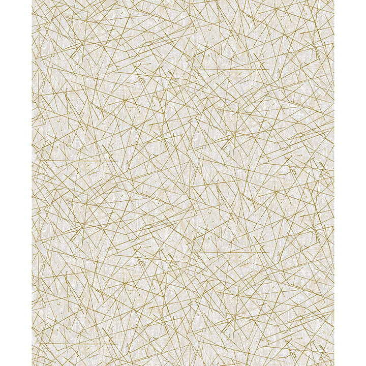 Brewster Wallcovering-Bulan Champagne Abstract Lines Wallpaper
