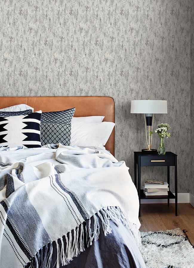Diorite Sterling Splatter Wallpaper - York Wallcoverings - 4105-86637 - York Wallcoverings Wallpaper