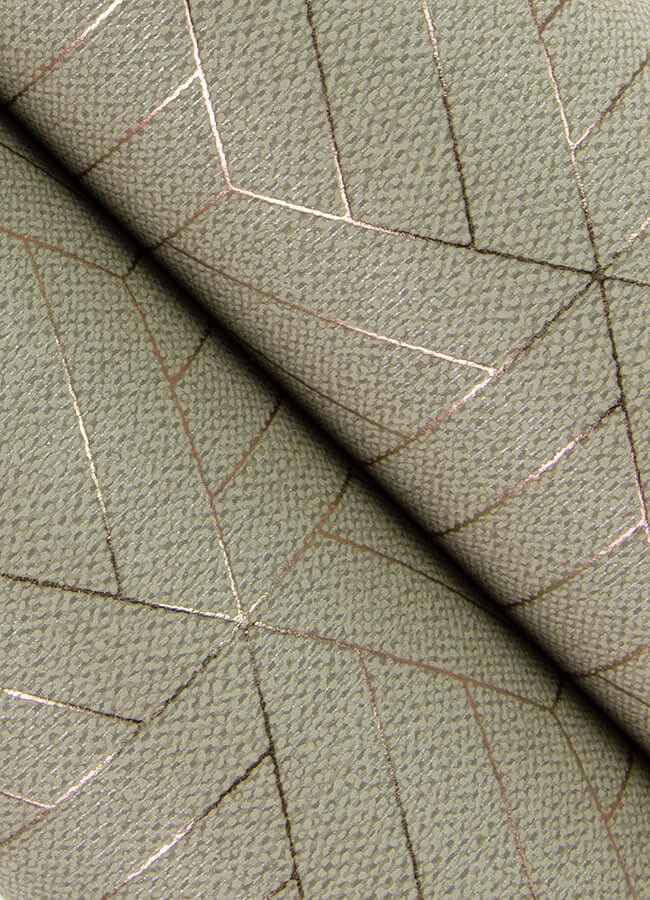 Izarra Copper Geometric Block Wallpaper - York Wallcoverings - 4105-86642 - York Wallcoverings Wallpaper