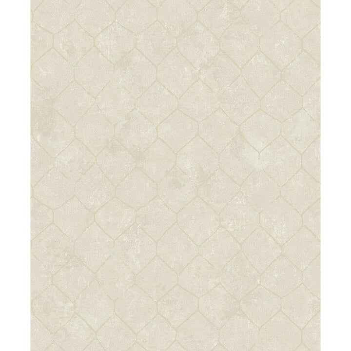 Rauta Pearl Hexagon Tile Wallpaper - York Wallcoverings - 4105-86652