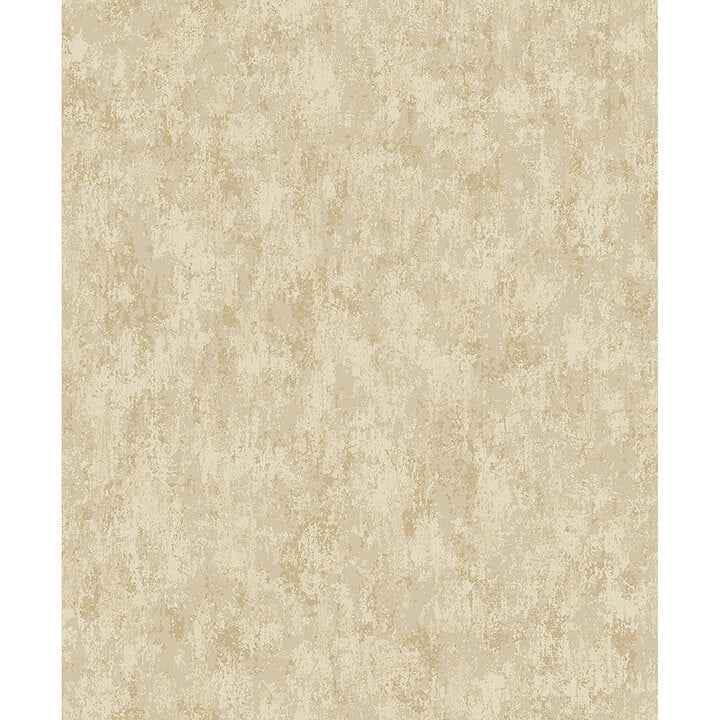 Haliya Champagne Metallic Plaster Wallpaper - York Wallcoverings - 4105-86659 - York Wallcoverings Wallpaper