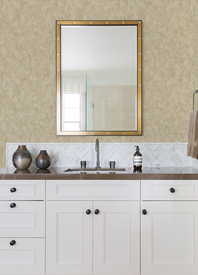 haliya-champagne-metallic-plaster-wallpaper-york-wallcoverings-4105-86659 - York Wallcoverings Wallpaper