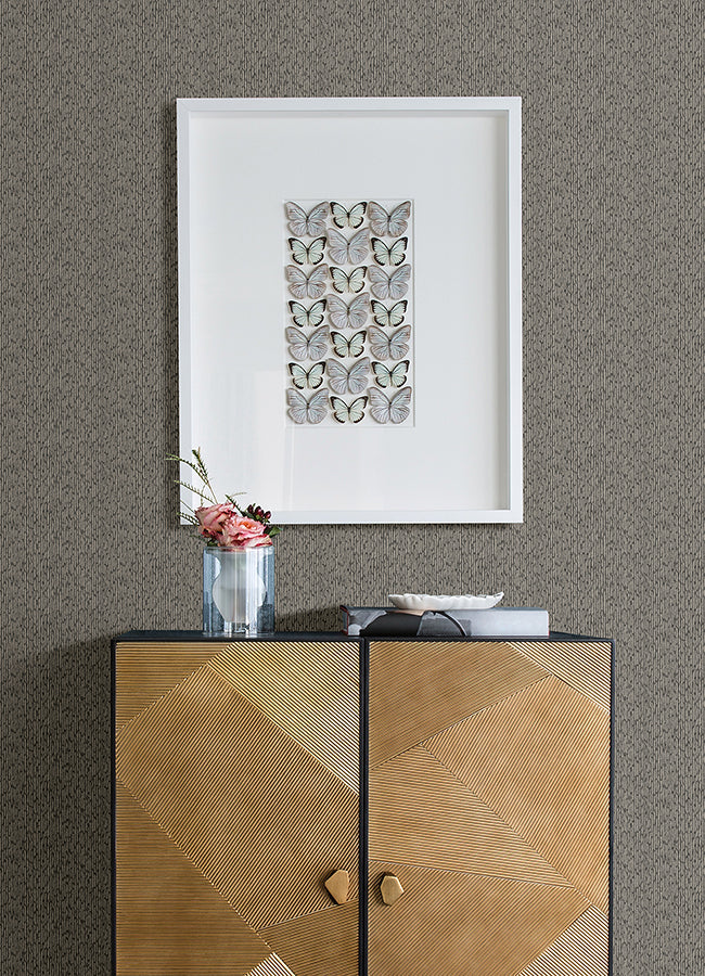 Mackintosh Charcoal Textural Wallpaper  | Brewster Wallcovering - The WorkRm