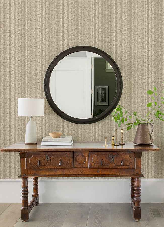 Mackintosh Light Brown Textural Wallpaper - York Wallcoverings - 4046-26132 - York Wallcoverings Wallpaper