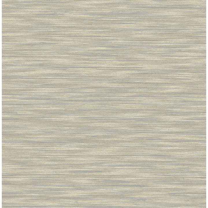 Benson Taupe Faux Fabric Wallpaper - York Wallcoverings - 4046-26155