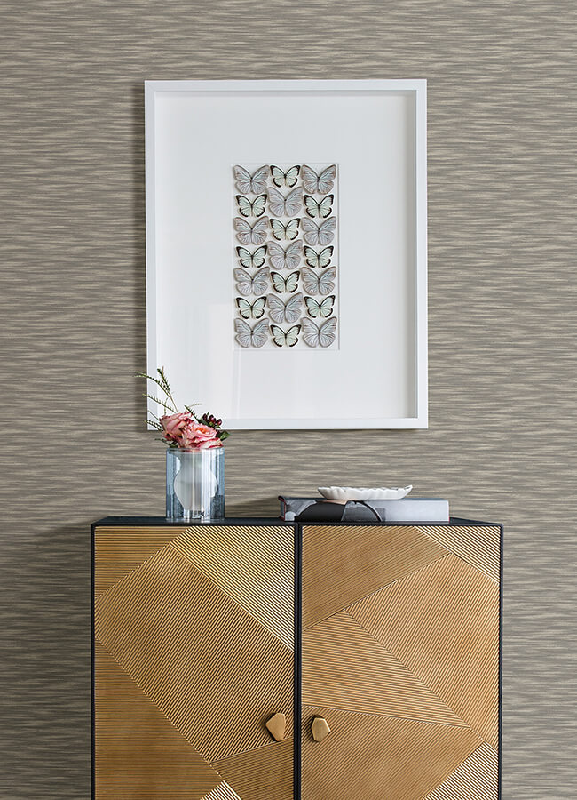 benson-brown-faux-fabric-wallpaper-york-wallcoverings-4046-26157 - York Wallcoverings Papel pintado