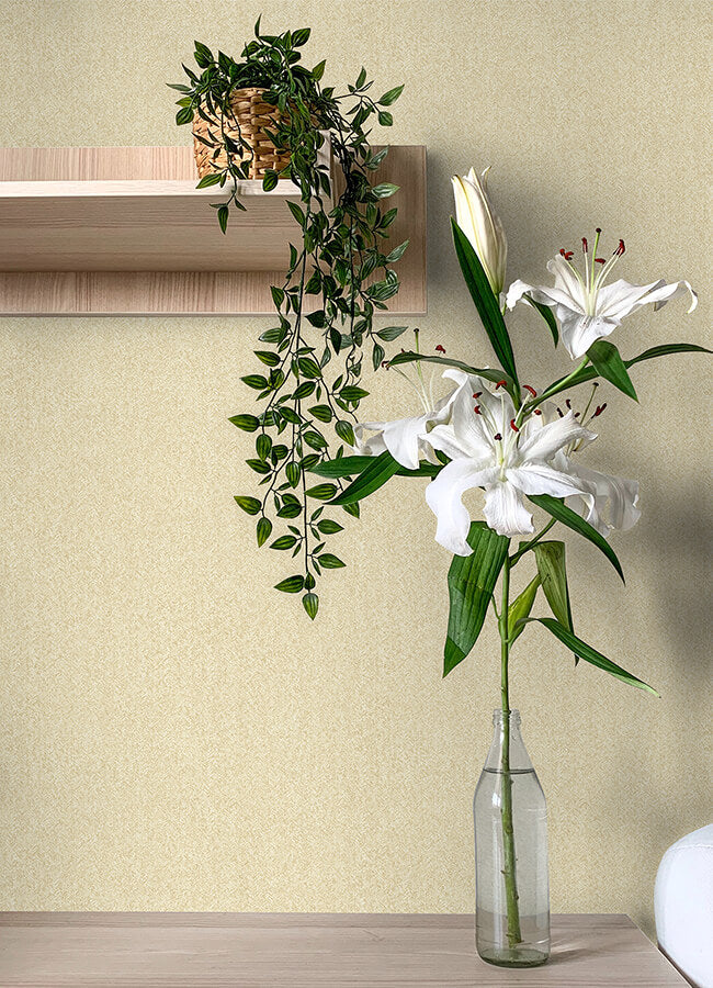 ashbee-yellow-tweed-wallpaper-york-wallcoverings-4046-26162 - York Wallcoverings Papel pintado