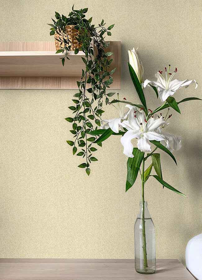 Ashbee Yellow Tweed Wallpaper - York Wallcoverings - 4046-26162 - York Wallcoverings Wallpaper