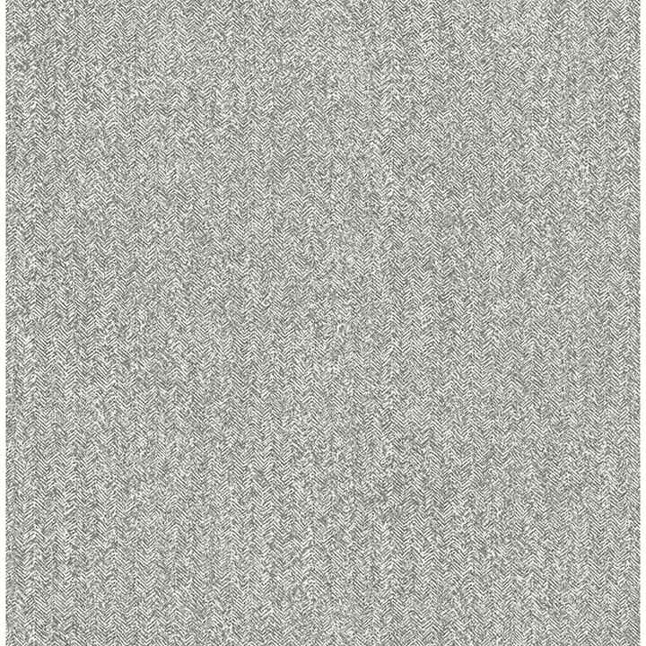 Ashbee Dark Grey Tweed Wallpaper - York Wallcoverings - 4046-26163