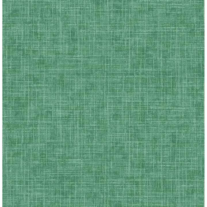 Emerson Jade Linen Wallpaper - York Wallcoverings - 4046-26353