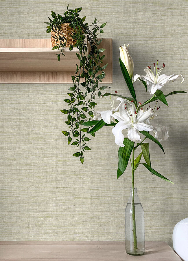 exhale-light-yellow-texture-wallpaper-york-wallcoverings-4046-26463 - York Wallcoverings Papel pintado