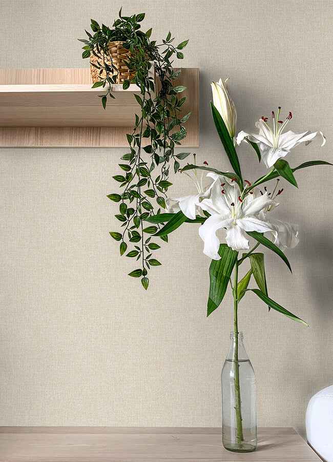 Glen Pearl Texture Wallpaper - York Wallcoverings - 4046-M1697 - York Wallcoverings Wallpaper