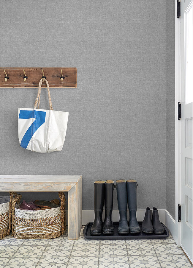 glen-grey-texture-wallpaper-york-wallcoverings-4046-m1702 - York Wallcoverings Papel pintado