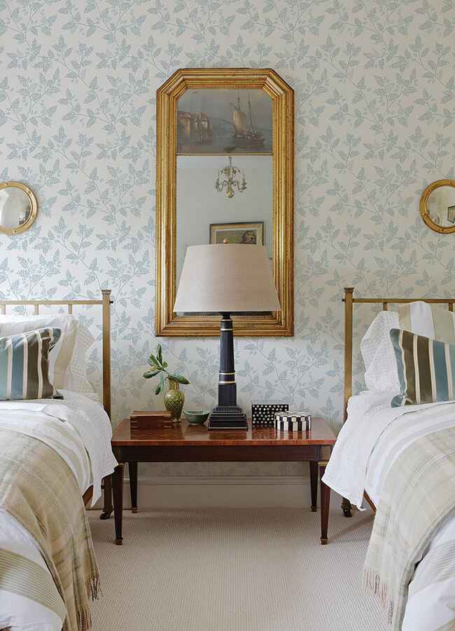 Ardell Light Blue Botanical Wallpaper - York Wallcoverings - 4074-26602 - York Wallcoverings Wallpaper