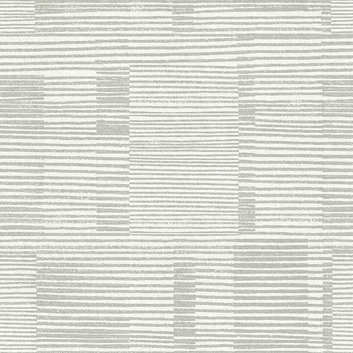 Callaway Grey Woven Stripes Wallpaper - York Wallcoverings - 4074-26617