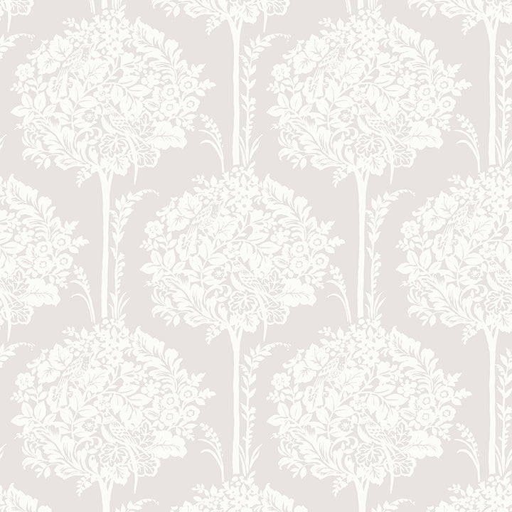 Picture of Zaria Lavender Topiary Wallpaper