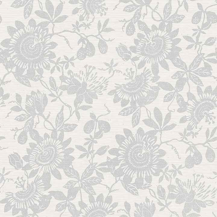 Helen Light Grey Floral Trail Wallpaper - York Wallcoverings - 4074-26629 - York Wallcoverings Wallpaper