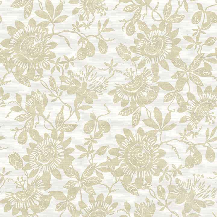 Helen Gold Floral Trail Wallpaper - York Wallcoverings - 4074-26632