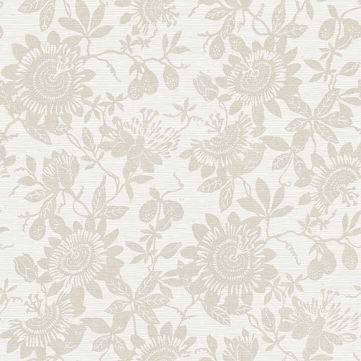 Helen Taupe Floral Trail Wallpaper - York Wallcoverings - 4074-26633